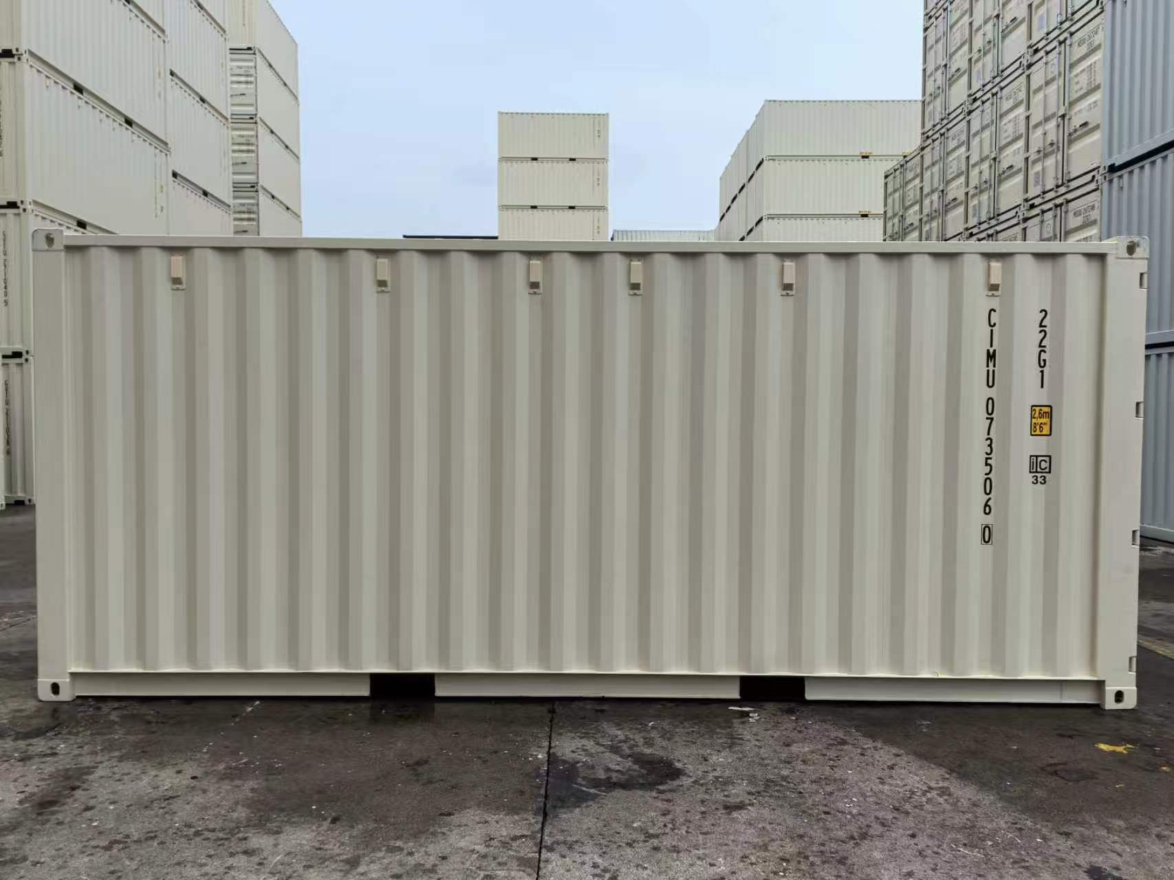 20 fots container i beige RAL 1001